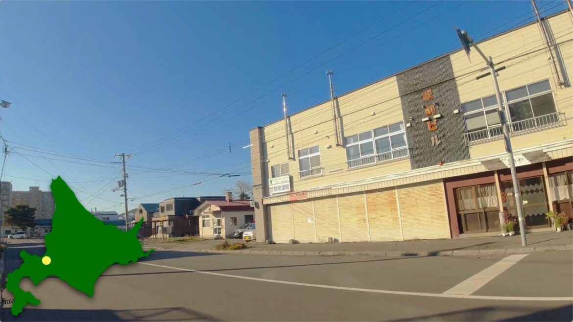 4K Walk Japan　札幌市の篠路中央商店街を散歩　2022年10月