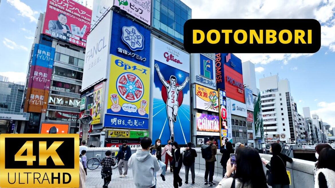 OSAKA, JAPAN 🇯🇵 [4K] Dotonbori Walking Tour — NOVEMBER 2022