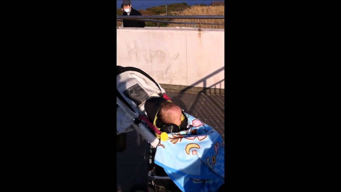 Family Vacation: Eriko, my wife, and Aden, my son, at Scenic Vista Jogashima Island