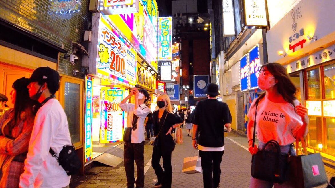 【4K】Tokyo Walk, Shibuya Colorful Summer Night, Main & Back Streets / 夜のカラフルな渋谷を歩き倒す【Japan】