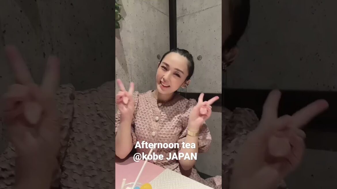 神戸で韓国アフタヌーンティー🫖🍰 #shorts #afternoontea #kobe #sweet #japan #japanese #dakara