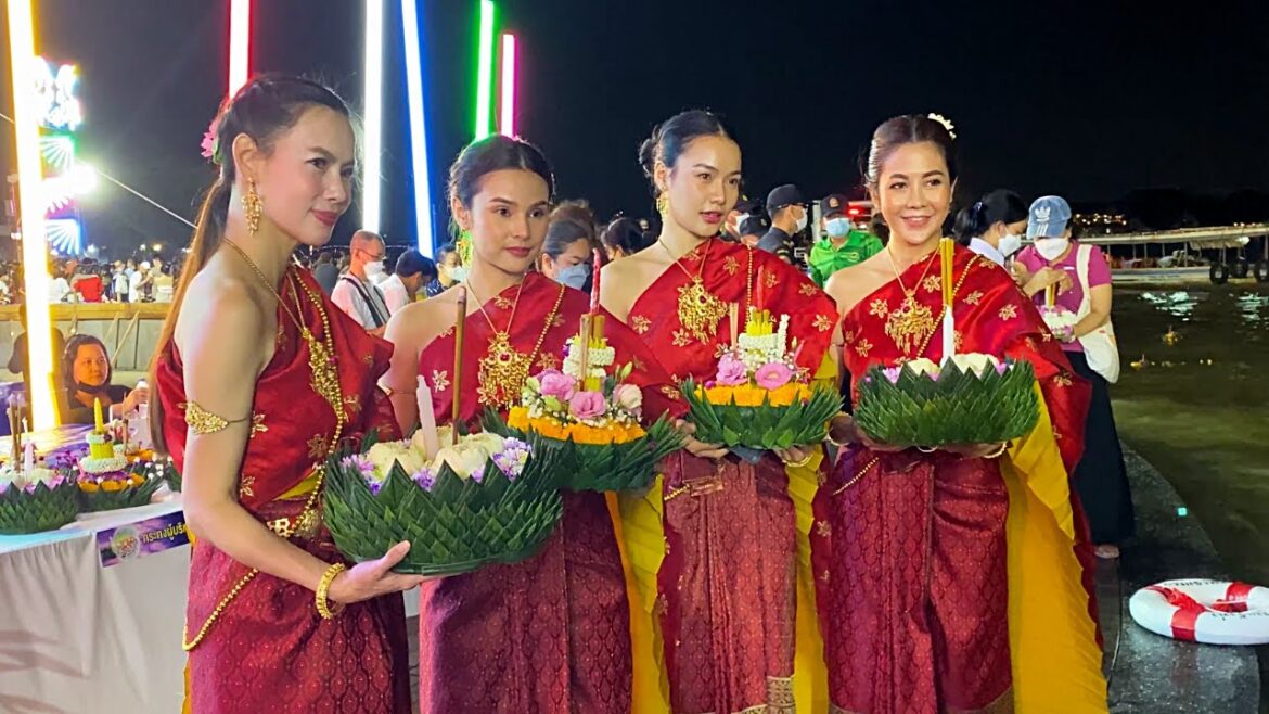🇹🇭 Loy Krathong 2022. Bangkok. Street Food Festival. Rama Bridge VIII. Walking Tour. Nov 8. 4K 🇹🇭 Loy Krathong 2022. Bangkok. Street Food Festival. Rama Bridge VIII. Walking Tour. Nov 8. 4K