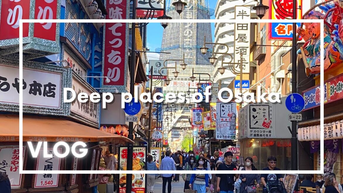 Deep places of Osaka Umeda Shinsaibashi (Dotonbori) Shinseka, travel vlog day in my life in Japan
