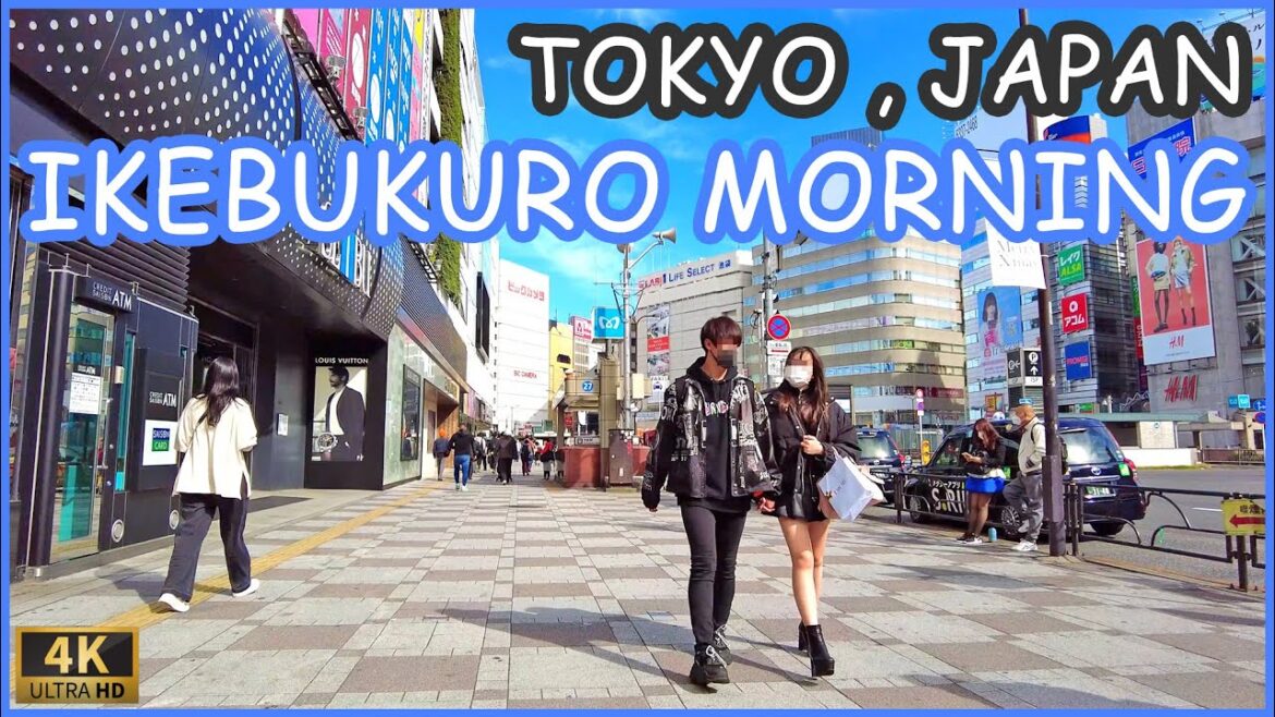 walk in IKEBUKURO morning , Tokyo