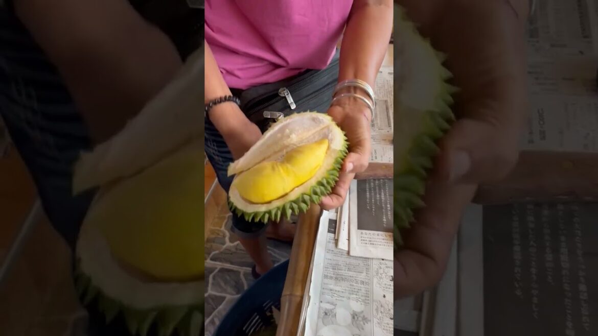 Amazing Durian Cutting Skills | Thai Street Food #15วัน15Shorts