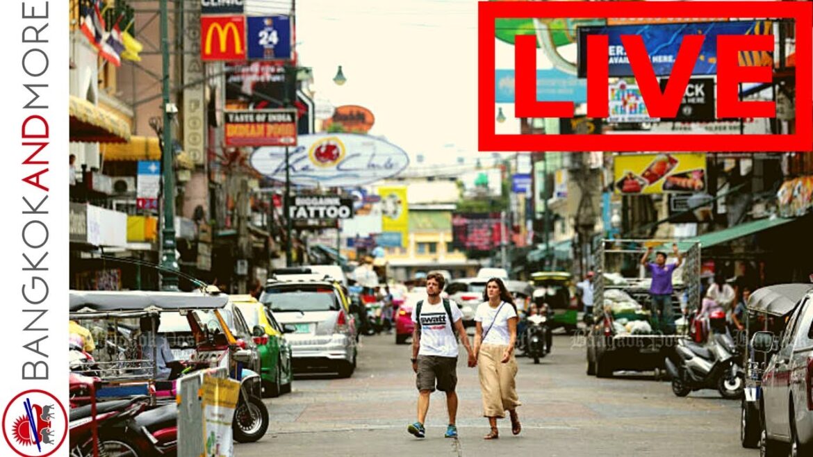 🔴 LIVE | Lunchtime In Silom BANGKOK - THAILAND Part 1
