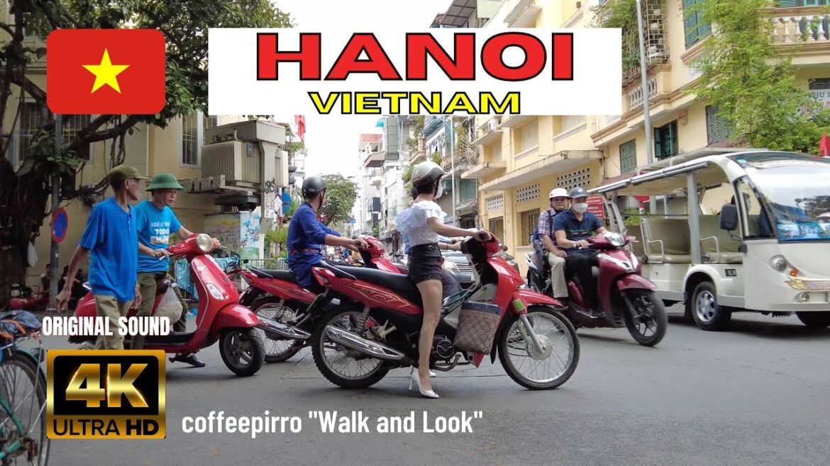 The First Day Walking in Hanoi & Bus 86 [4K] | Vietnam