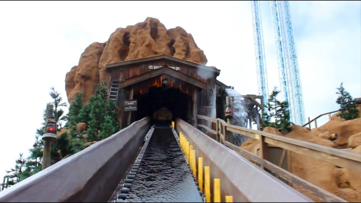 New Timber Mountain Log Ride POV 2013 Knott's Berry Farm