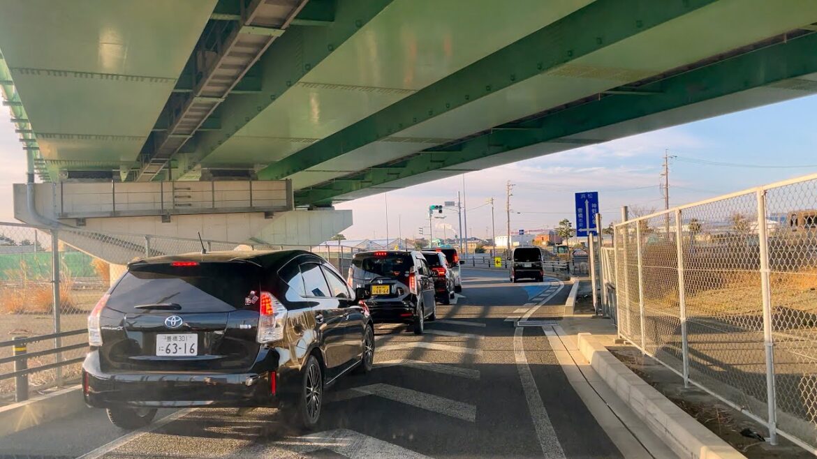 Driving Log from Maeshiba Town to Akemi Town Toyohashi City Aichi | 4K HDR 60fps