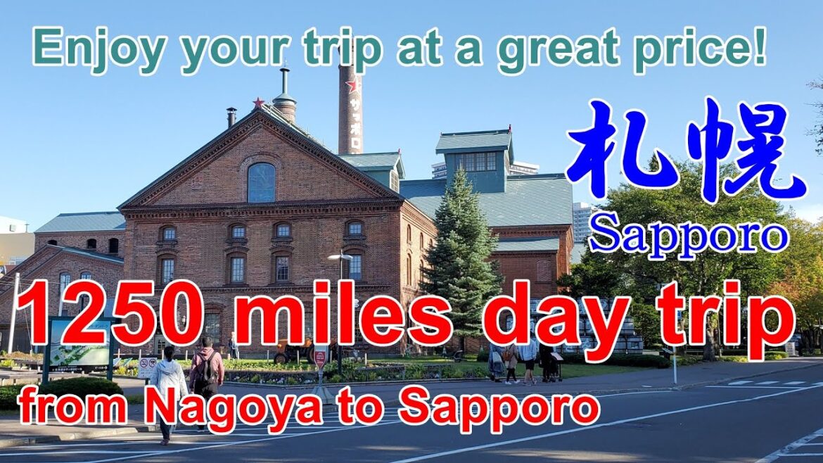 1250 miles day trip from Nagoya to Sapporo / Enjoy your trip at a great price!