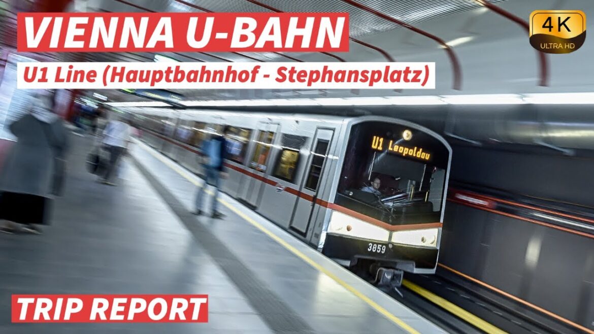 【4K】VIENNA U-BAHN – Hauptbahnhof to Stephansplatz U1 line ride – TRIP REPORT 【4K】VIENNA U-BAHN - Hauptbahnhof to Stephansplatz U1 line ride - TRIP REPORT