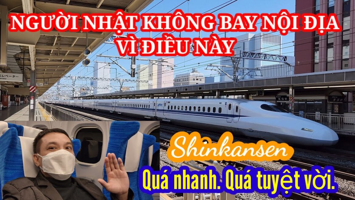 Lý do vì sao người Nhật không bay nội địa - Trải nghiệm "tàu viên đạn" siêu tốc Shinkansen