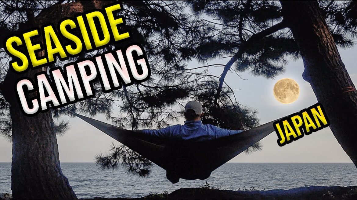 Japan Ocean Campsite in Kanagawa Odawara Coastline Japan Ocean Campsite in Kanagawa Odawara Coastline