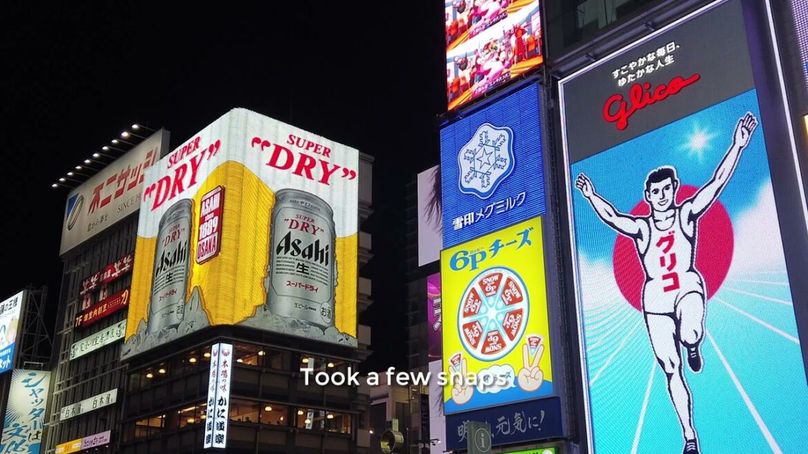 Autumn 2022 Solo Trip to Japan Part 2: An Evening at Dotonbori (Osaka)