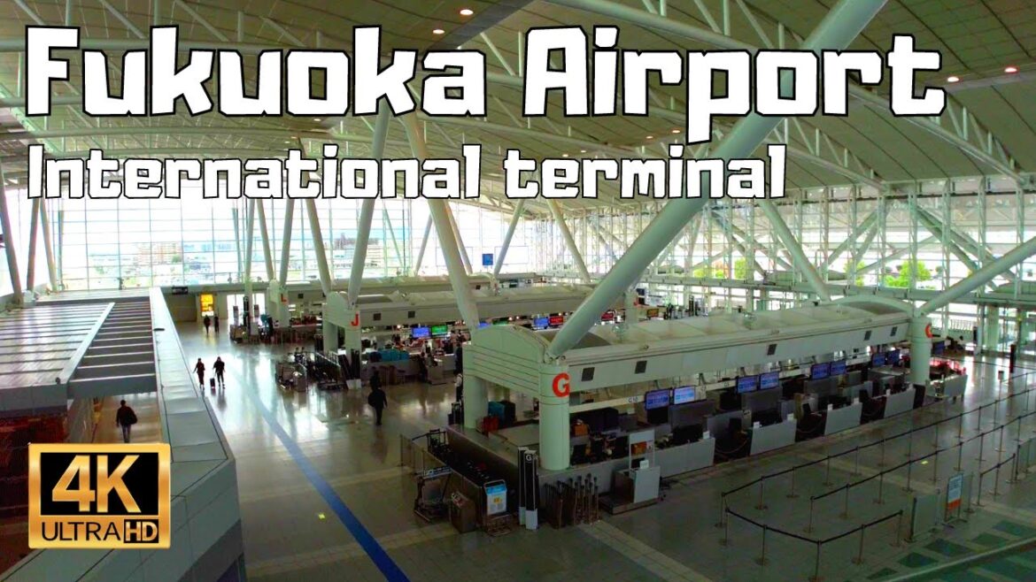 【4K Walk】Fukuoka Airport – International Terminal. 【4K Walk】Fukuoka Airport - International Terminal.