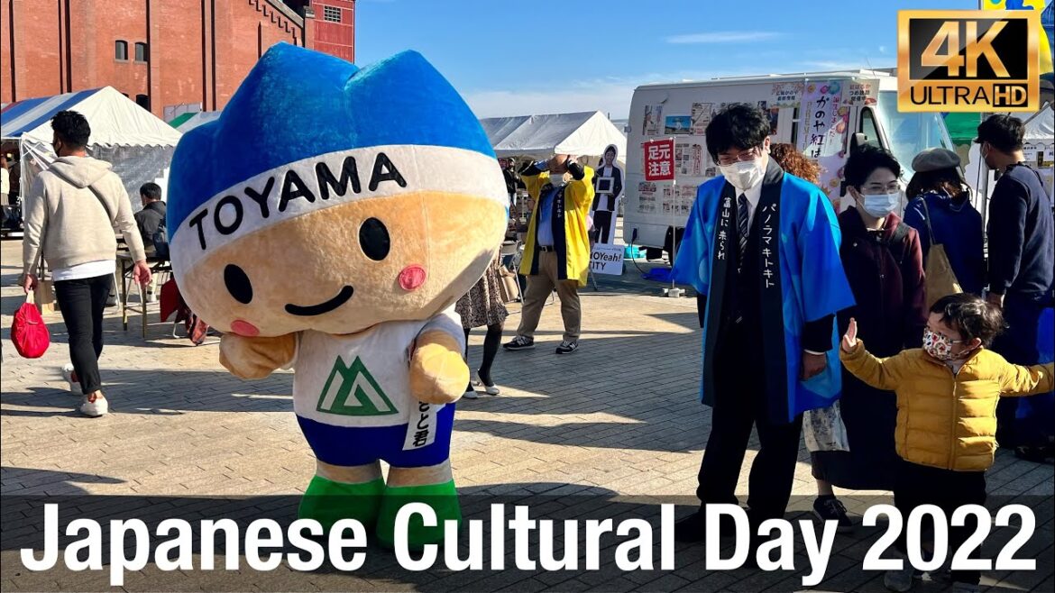 Japanese Cultural Day 2022 at Yokohama Red Brick Warehouse Event Square | 4K Virtual Walking Tour