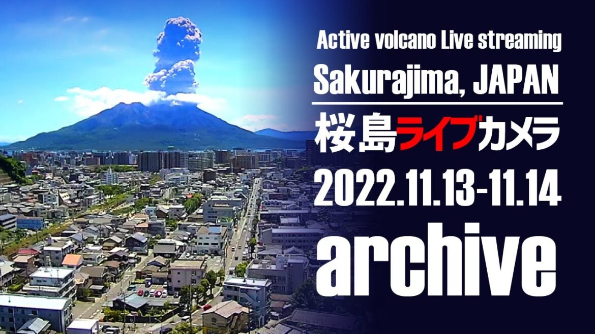 【LIVE】上野城ライブカメラ 桜島と鹿児島市内 / Sakurajima and Kagoshima city in Japan. / Vulcão com câmera ao vivo 【LIVE】上野城ライブカメラ 桜島と鹿児島市内 / Sakurajima and Kagoshima city in Japan. / Vulcão com câmera ao vivo