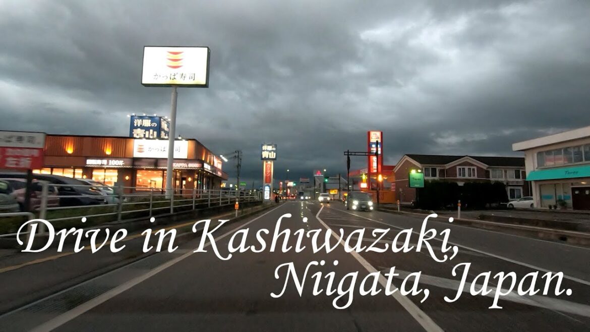 Япония. Drive in Kashiwazaki, Niigata, Japan. ORANGE ua