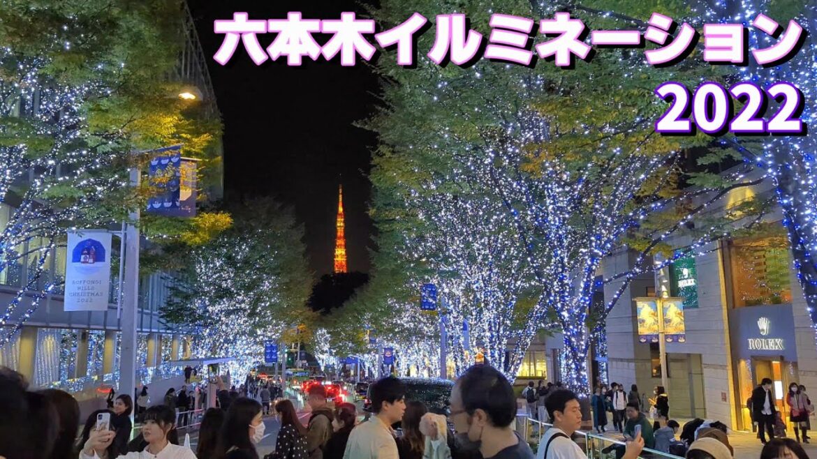 【4k60p】六本木 けやき坂イルミネーション 2022｜Tokyo illumination 2022｜