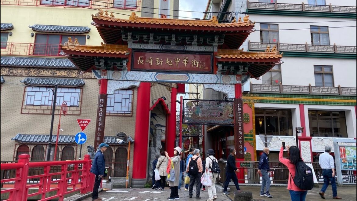 Chinatown Nagasaki🇯🇵Walking  in Japan.