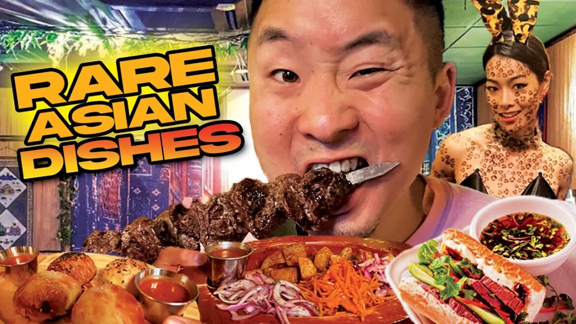 RARE New Asian Food Tour In NEW YORK (Korean, Uzbek, Viet, Thai)