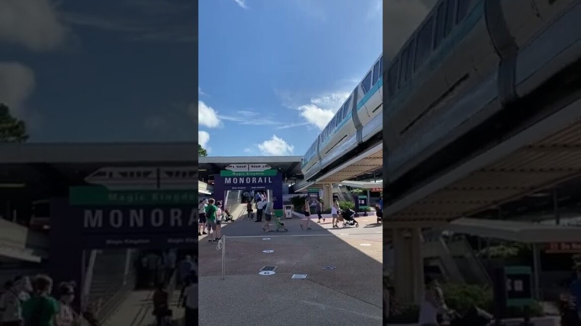 Monorail Into Magic Kingdom 😍 Monorail Into Magic Kingdom 😍