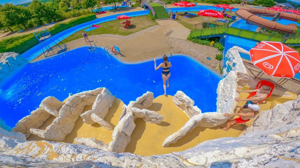 High Jump at Aquarena Mogyorod Hungary