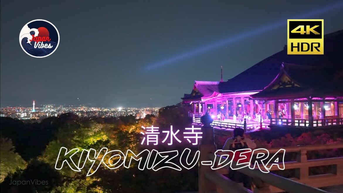 [4K HDR Japan] Kyoto Kiyomizu-dera night walking 2022