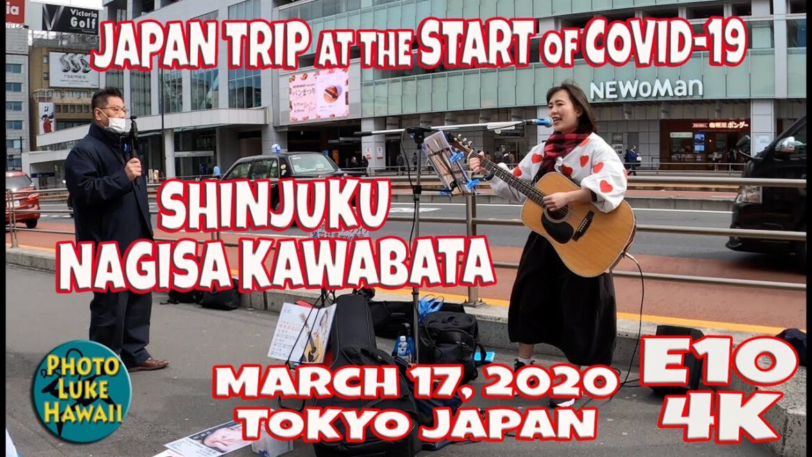 Japan Trip at the Start of Covid 19 Shinjuku Starbucks Nagisa Kawabata McDonalds E10 March 17, 2020