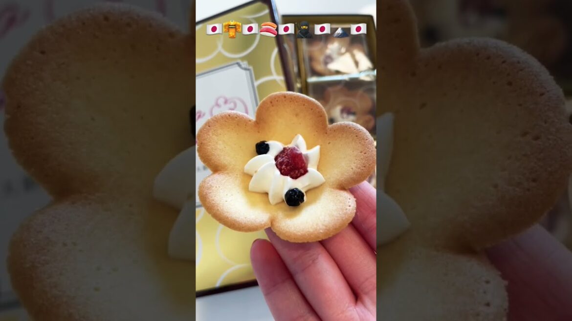 My Recommended Japanese Souvenir🌸Flower cookies🌸Osaka