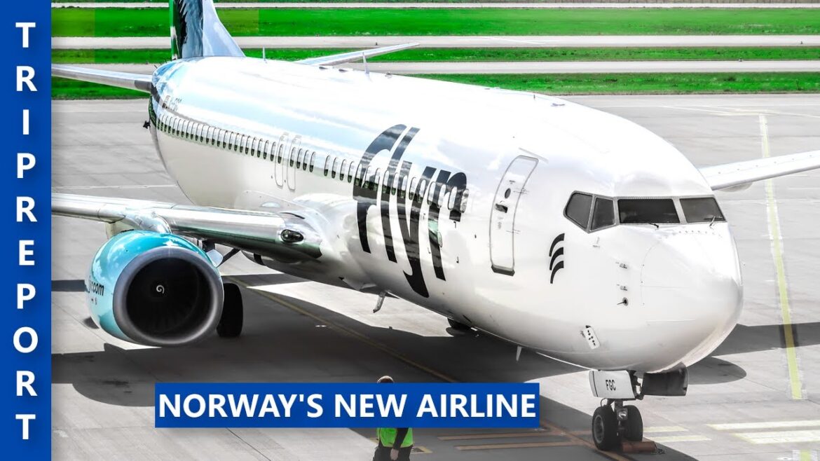 Flyr: NORWAY'S NEW RISING AIRLINE | Boeing 737-800 | Berlin - Oslo