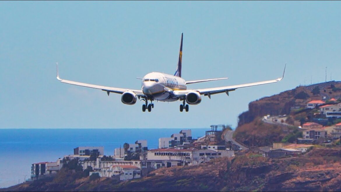 13MIN of TAKEOFF & LANDINGS at Madeira Airport 13MIN of TAKEOFF & LANDINGS at Madeira Airport