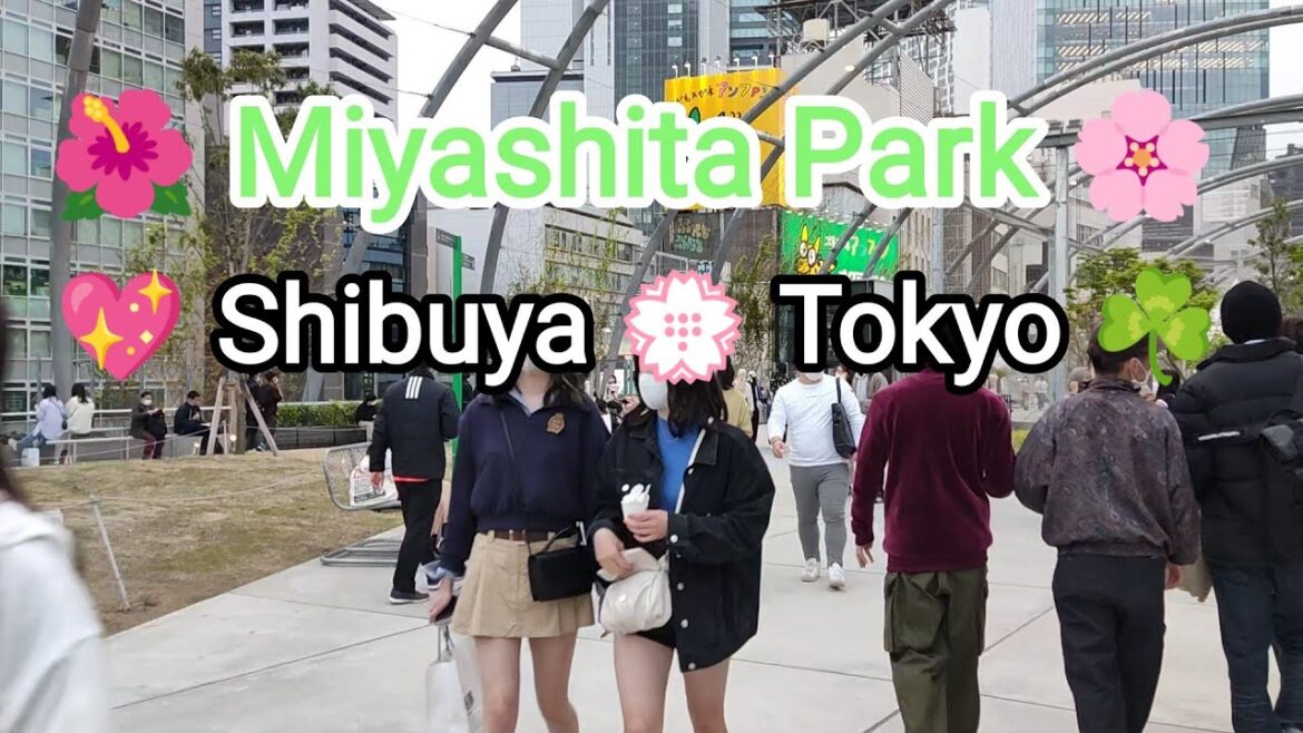 [FHD] Walking Tour from 🌺 Harajuku to Miyashita Park 🌸 Shibuya .