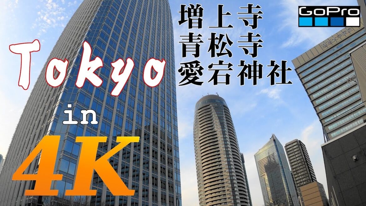 [4K CC] Tokyo Winter Walk 🚶 Zōjō-ji Temple to Atago Shrine