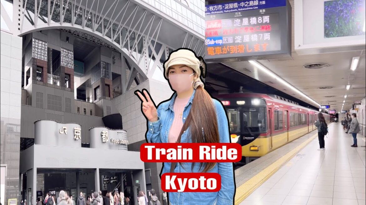 TRAIN RIDE GOING TO KYOTO || JAPAN TRAVEL TRAIN RIDE GOING TO KYOTO || JAPAN TRAVEL