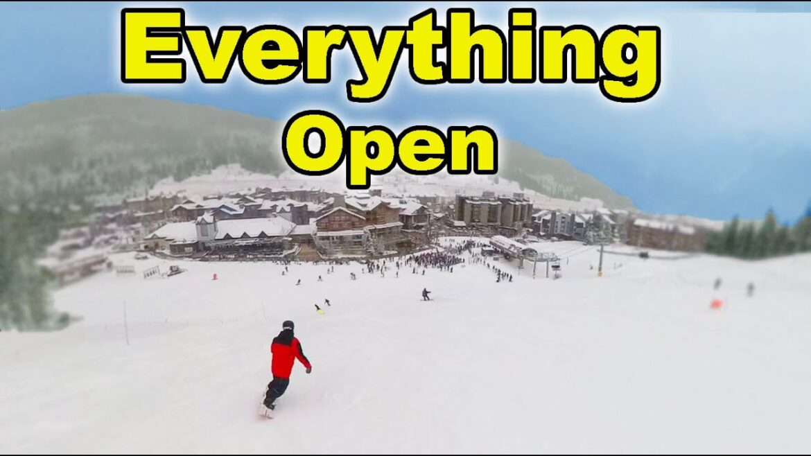 Copper Mountain Opening Day Ski Run