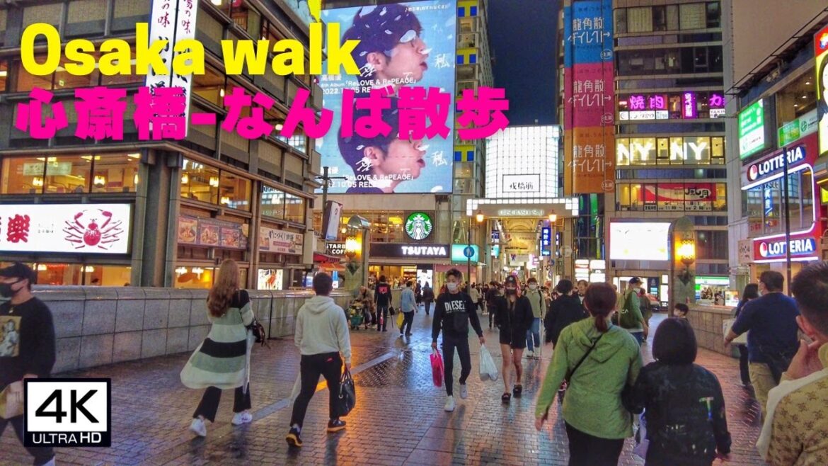 【大阪散歩】Fun walk with unique signboard designs in Japan 【大阪散歩】Fun walk with unique signboard designs in Japan