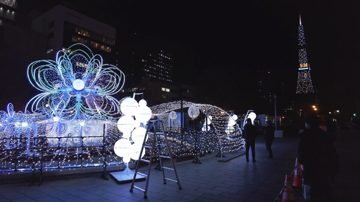 【4K】第42回 さっぽろホワイトイルミネーション 2022 開催準備 散策 日本 北海道 札幌 中央区【Binaural Audio】 【4K】第42回 さっぽろホワイトイルミネーション 2022 開催準備 散策 日本 北海道 札幌 中央区【Binaural Audio】