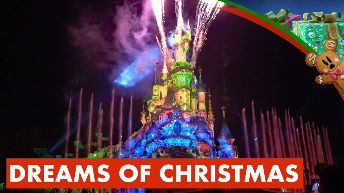Disney Dreams of Christmas 2022 Disneyland Paris Christmas Fireworks Disney Dreams of Christmas 2022 Disneyland Paris Christmas Fireworks