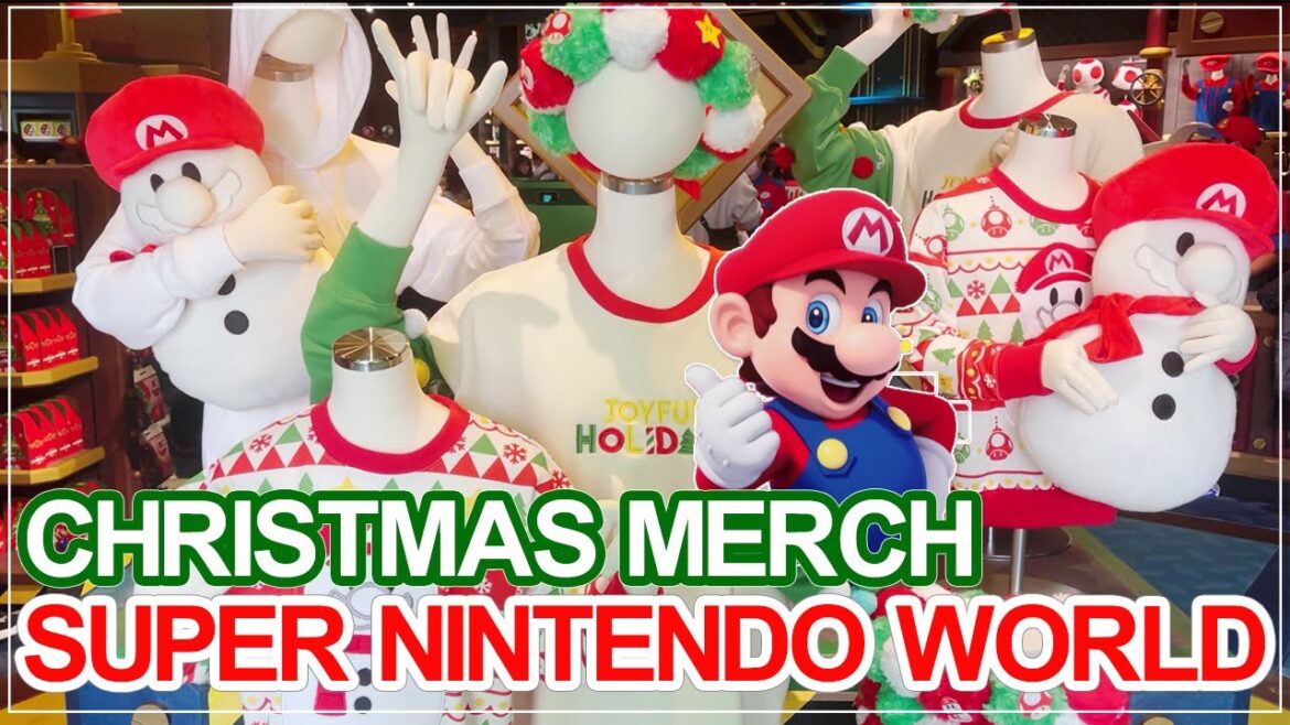NINTENDO CHRISTMAS MERCHANDISE 2022 at Universal Studios Japan | Super Nintendo World NINTENDO CHRISTMAS MERCHANDISE 2022 at Universal Studios Japan | Super Nintendo World