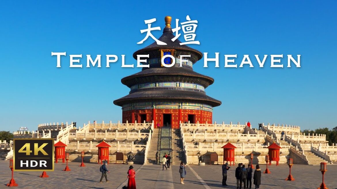 Walking Tour of Beijing Temple of Heaven [4K HDR ]