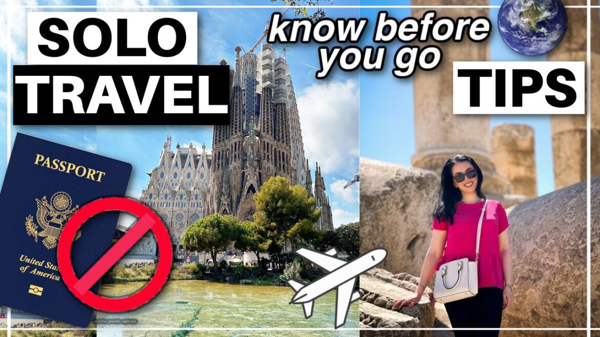 SOLO TRAVEL tips! 🌍  Must Know Tips before Traveling Alone & MISTAKES TO AVOID