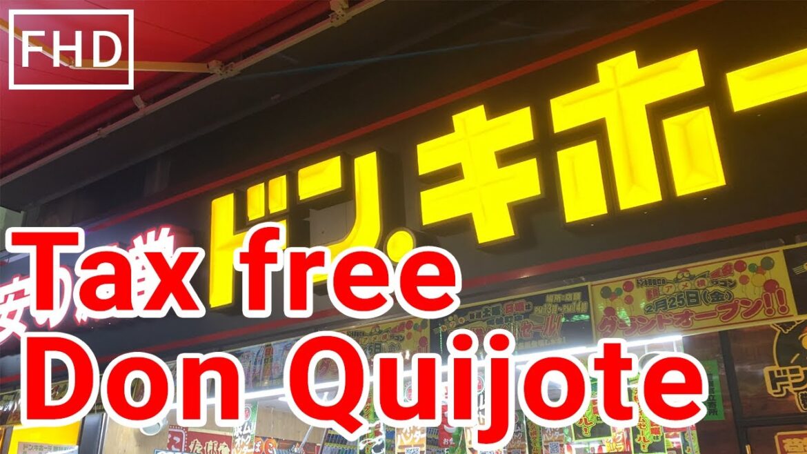 [Japan Tax free Don Quijote ドン・キホーテ] Japan Tokyo Tax free shopping spot Don Quijote
