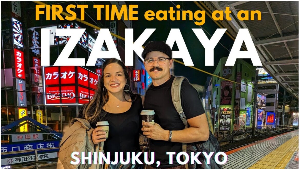 FIRST TIME eating in an IZAKAYA! | GOT SICK? | Shinjuku - Tokyo - Japan
