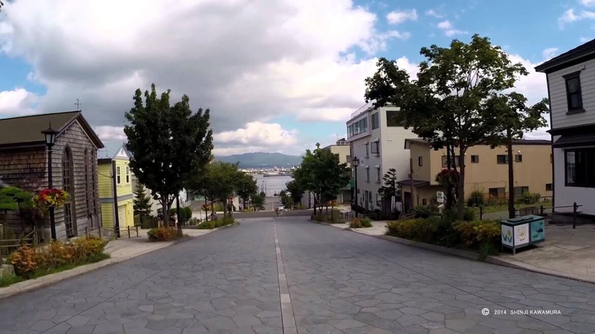 【ママチャリでGO!】チャチャ登りを下ってからのー。　Town of Hakodate western district
