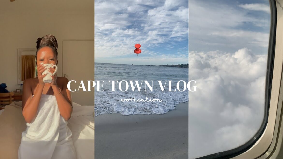 am i moving to cape town ? cape town  work vlog , beach day + food , sunset drives and breathing