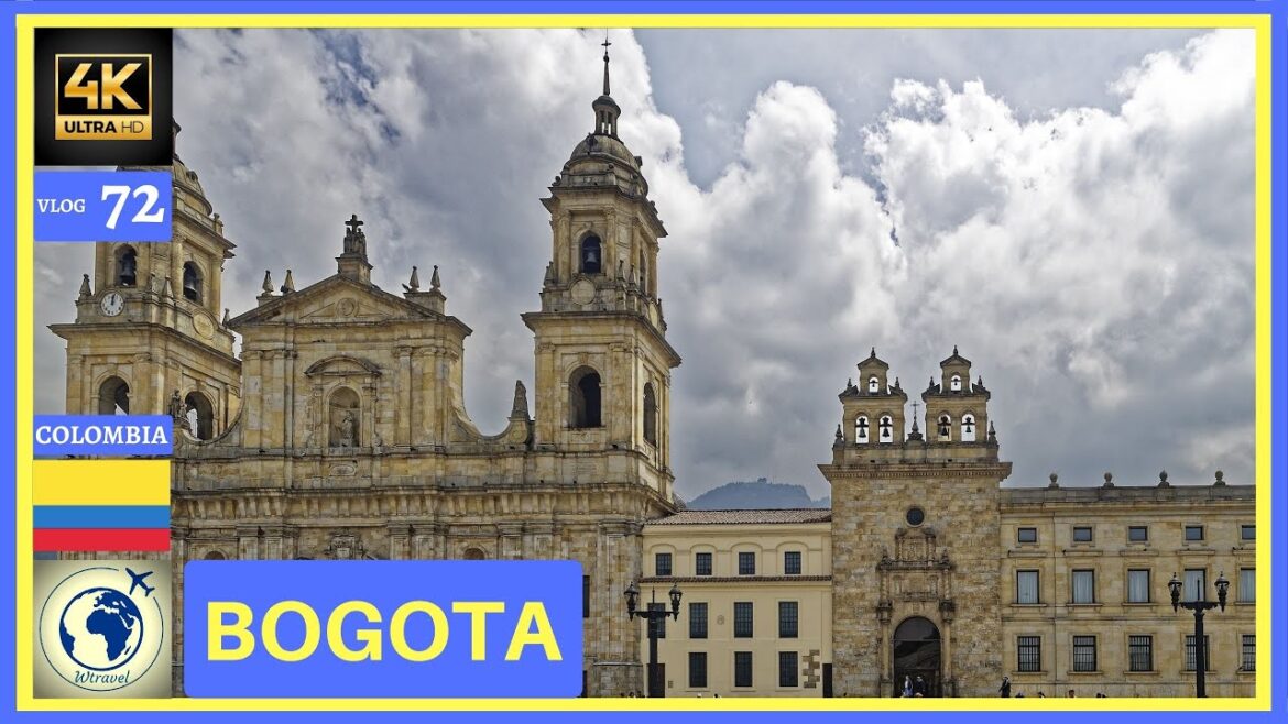 HISTORIC WALKING STREET, Bogotá, Colombia. Carrera 7 Tour Wtravel [4K]