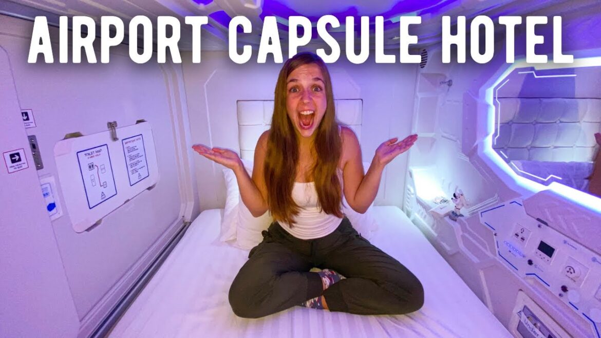 IS THIS A SPACESHIP? (Thailand Capsule Hotel in the Bangkok Airport)