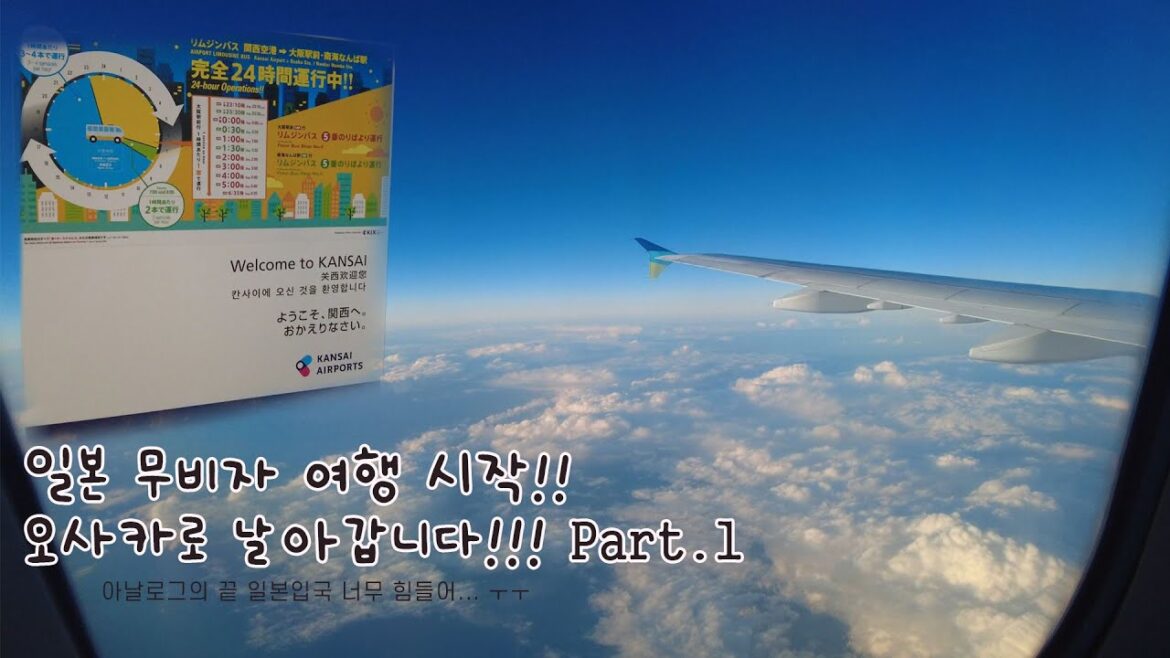 드디어 오사카! 일본 무비자 관광 다녀왔습니다!!! 3년만의 해외여행 - 출국편 -