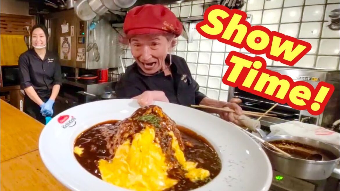 Best Omurice in Japan☆ Have you ever seen a flying omurice? Kichi kichi in Kyoto!! Japan vlog